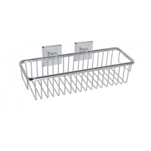 CESTINO CONTENITORE cm. 35 GRIGLIA DOCCIA  CROMO